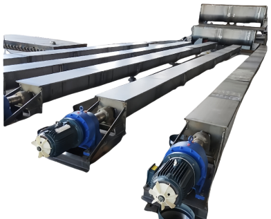 Shafted screw conveyor