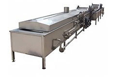 Water bath blanching machine